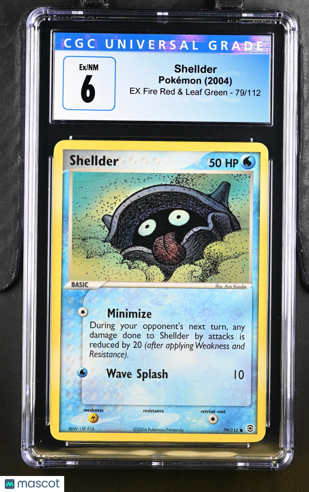shellder pokemon card Pokemon Fossil Shellder #54