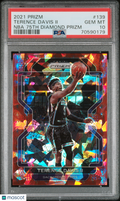 2021 Panini Prizm Terence Davis II #139 NBA 75th Diamond PSA 10