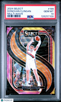 2024 Panini Select Donovan Clingan #199 Multi Wave PSA 10