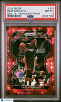 2021 Panini Prizm Bam Adebayo #228 NBA 75th Diamond PSA 8