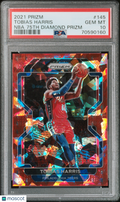 2021 Panini Prizm Tobias Harris #145 NBA 75th Diamond PSA 10