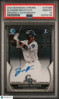 2023 Bowman Chrome Bladimir Restituyo 1st Prospect Auto PSA 10 RC