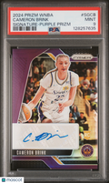 2024 Panini Prizm WNBA Signatures Cameron Brink #SGCB Purple PSA 9