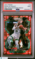 2021 Panini Prizm Marcus Smart #43 NBA 75th Diamond PSA 9