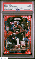 2021 Panini Prizm Brandon Ingram #9 NBA 75th Diamond PSA 9