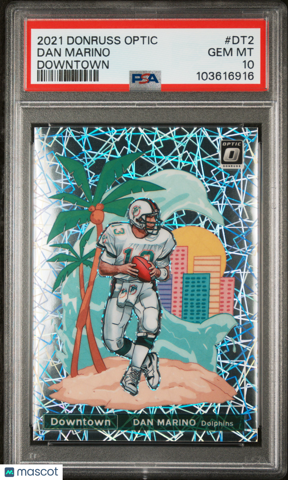 2021 Panini Donruss Optic Downtown Dan Marino #DT2 PSA 10