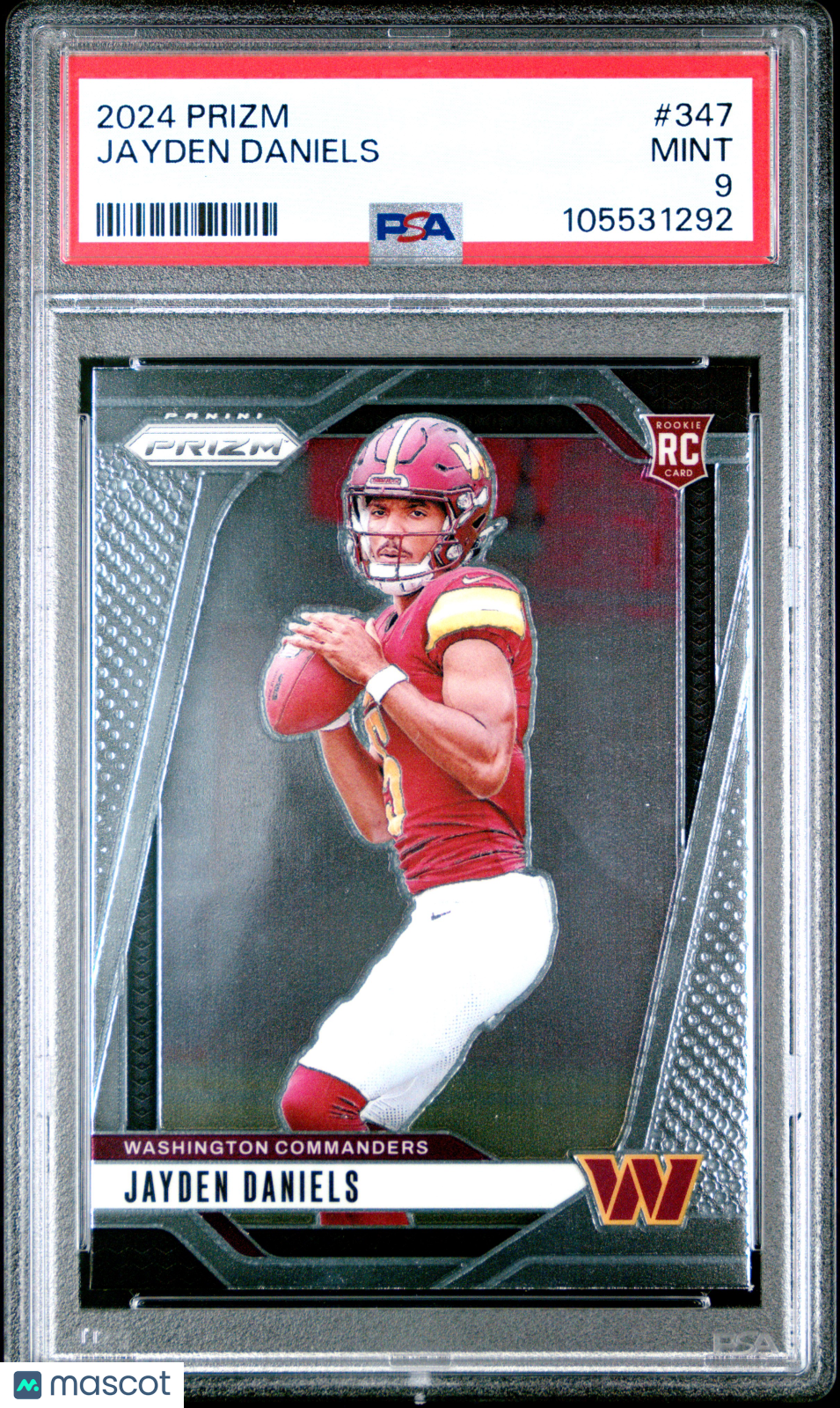 2024 Panini Prizm Jayden Daniels #347 PSA 9 RC