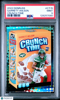 2022 Panini Donruss Crunch Time Garrett Wilson #CT15 PSA 9