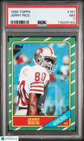 1986 Topps Jerry Rice #161 PSA 7