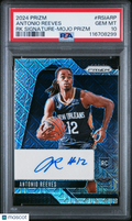 2024 PRIZM ANTONIO REEVES ROOKIE SIGNATURES MOJO /25