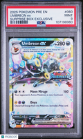 2025 Pre EN-Prismatic Evolutions Umbreon EX #060 Surprise Box Exclusive PSA 9