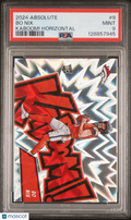 2024 Panini Absolute Kaboom! Horizontal Bo Nix #9 PSA 9
