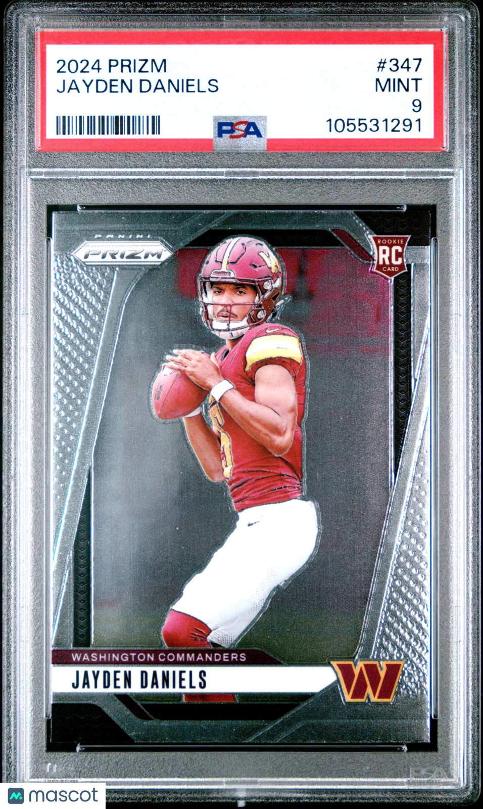 2024 Panini Prizm Jayden Daniels #347 PSA 9 RC