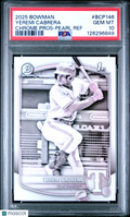 2025 BOWMAN CHROME 1ST YEREMI CABRERA PROSPECTS PEARL REFRACTOR