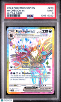 2024 Pokemon SSP EN-Surging Sparks Hydreigon EX #223 Ultra Rare PSA 9