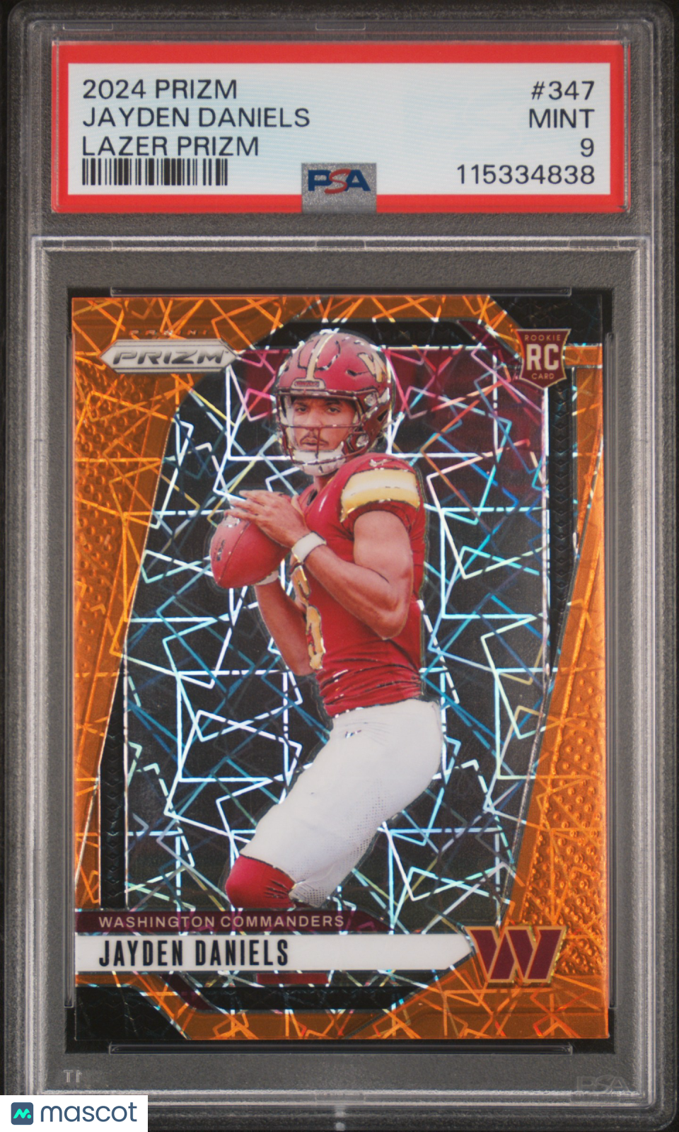 2024 Panini Prizm Jayden Daniels #347 Lazer PSA 9