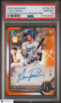 2022 Bowman Luca Tresh 1st Chrome Prospect Auto Orange Refractor /25 PSA 10 RC