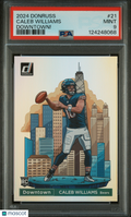 2024 Panini Donruss Downtown! Caleb Williams #21 PSA 9
