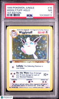 1999 Pokemon Jungle Wigglytuff #16 1ST Edition PSA 7