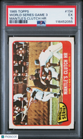 1965 Topps World Series Game 3 #134 Mantle's Clutch HR PSA 5